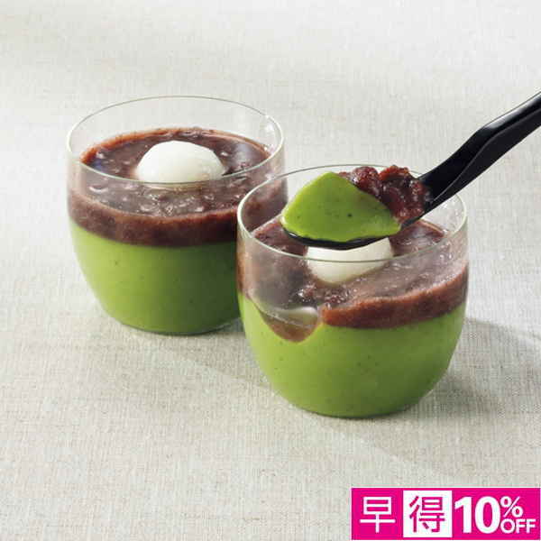 ☆【早得】十勝ドルチェ 十勝小豆抹茶プリン（白玉入） 【076049】 商品サムネイル