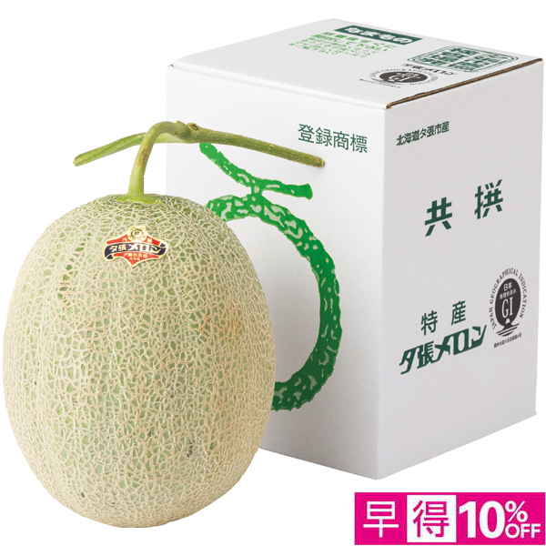 【父の日早得】北海道産（JA夕張市） 夕張メロン 良品3L1玉【486635】 商品サムネイル