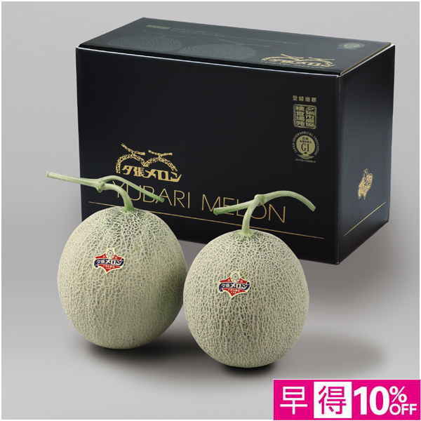 【父の日早得】北海道産（JA夕張市） 夕張メロン 秀品2L2玉黒箱【486574】 商品サムネイル