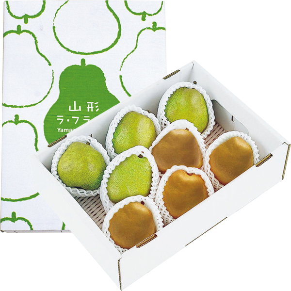 ☆【早得】山形県産(上山市) 金と青のラ・フランス 【031028】 商品画像(1)