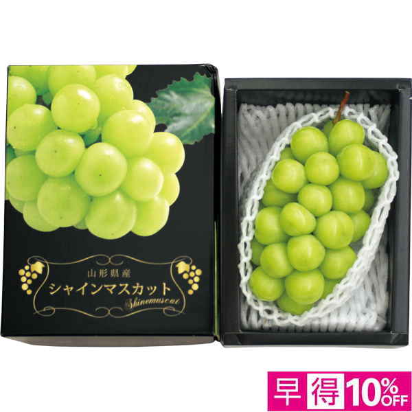 ☆【早得】山形県産 大粒シャインマスカット 【033099】 商品サムネイル