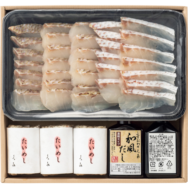 ☆【早得】三重おわせ久喜 鯛しゃぶ・雑炊セット 【012078】 商品画像(1)
