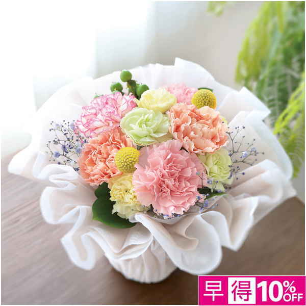 【母の日早得】竹中庭園緑化 フラワーアレンジ「フラワートルテ」【485317】 商品サムネイル