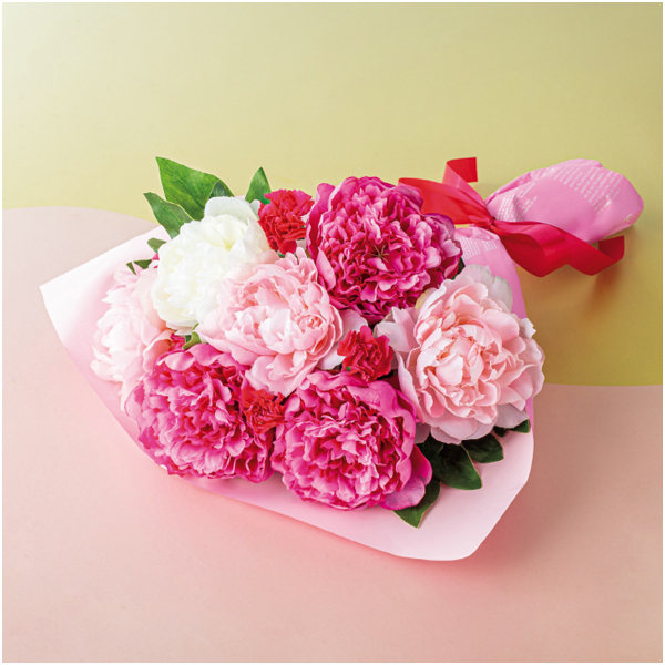【母の日早得】竹中庭園緑化 グレースフルピオニーブーケ【480020】 商品画像(3)