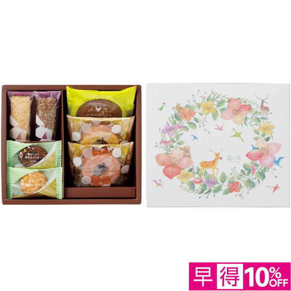 【母の日早得】竹中庭園緑化 母の日カーネーションアレンジ＋森の庭 焼菓子【485414】 商品サムネイル