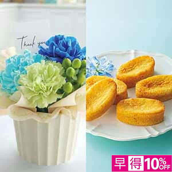 【父の日早得】竹中庭園緑化 父の日カーネーションアレンジ＋ひととえ こがね芋【487494】 商品サムネイル