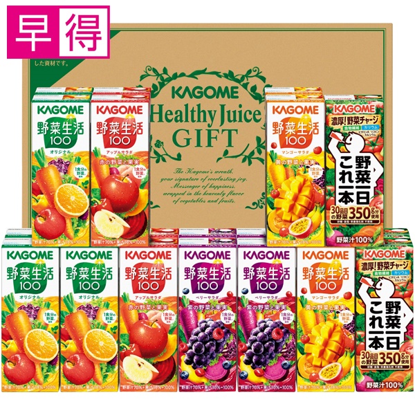 【冬ギフト早得】カゴメ 野菜飲料ギフト【137012】 商品サムネイル