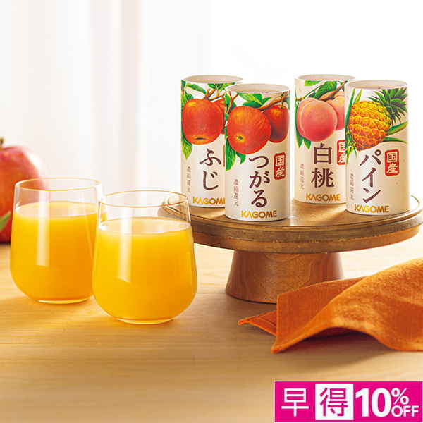 ☆【早得】カゴメ 国産プレミアムフルーツジュースギフト 【066024】 商品サムネイル