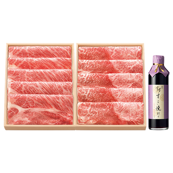 ☆【早得】銀座吉澤 松阪牛かたロース・かたすきやきセット 【037022】 商品画像(1)