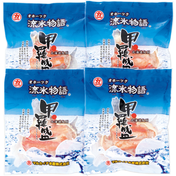 ☆【早得】マルカイチ水産 北海道産おおずわいがに甲羅盛 【015057】 商品画像(1)