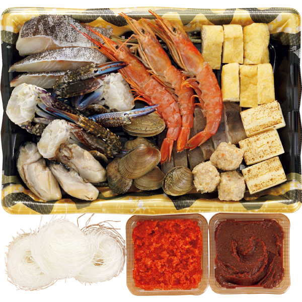 ☆【早得】北海道海産 6種の魚介の海鮮麻辣鍋セット 【009056】 商品画像(2)