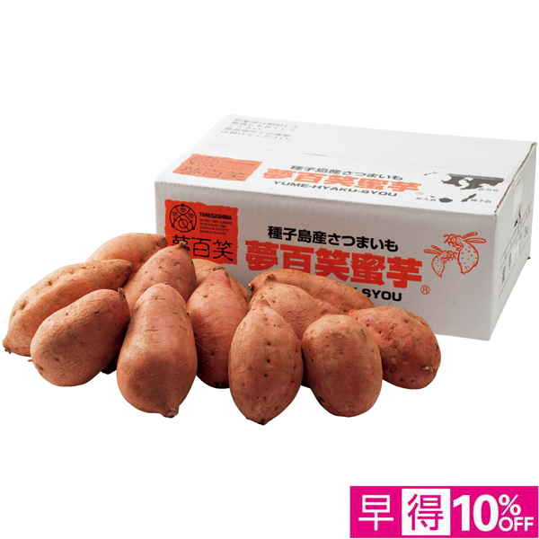 【早得12/10まで】鹿児島県産 種子島 夢百姓安納芋3kg 【163567】【冬☆】 商品サムネイル