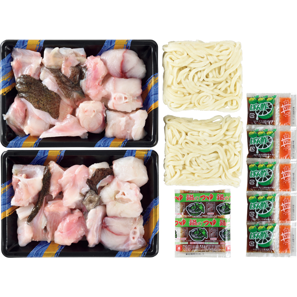 ☆【早得】ヤマモ水産 山口県産あんこう鍋・うどん付きセット 【011051】 商品画像(1)
