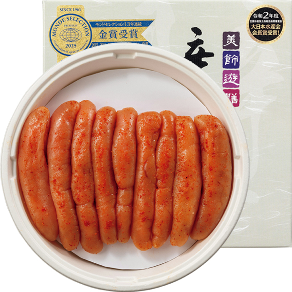 ☆【早得】丸市食品 モンドセレクション14年連続受賞MSC認証無着色辛子明太子450g 【017073】 商品画像(1)