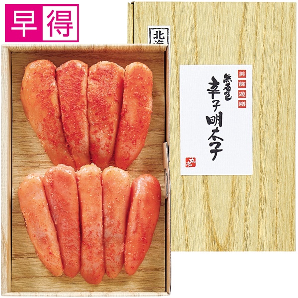 【冬ギフト早得】丸市食品 北海道産 無着色辛子明太子【028060】 商品サムネイル