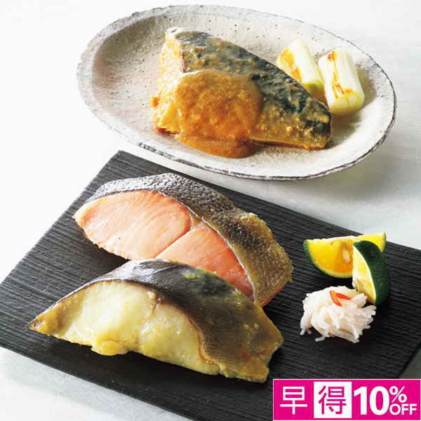 ☆【早得】丸市食品 レンジで簡単 焼魚・煮魚詰合せ 【086028】 商品サムネイル