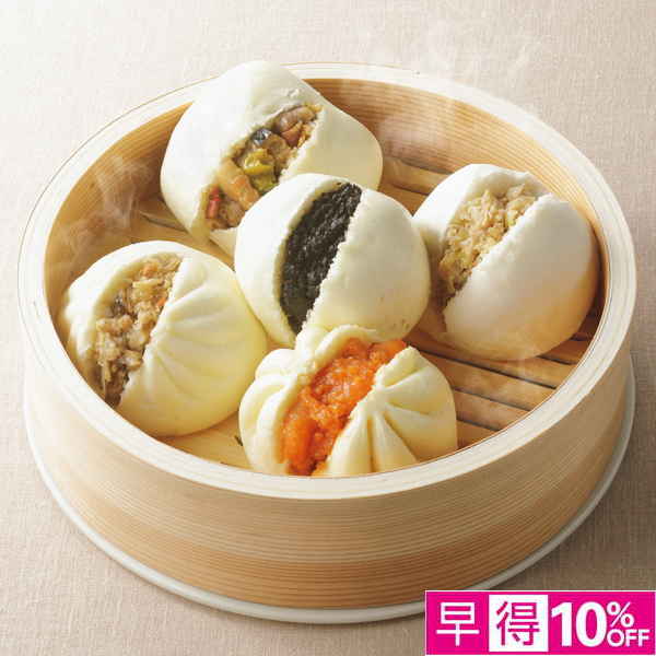 ☆【早得】横浜中華街江戸清 中華まん5種詰合せ 【078029】 商品サムネイル