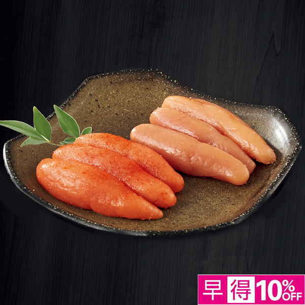 ☆【早得】博多・福さ屋 無着色まろやかめんたい・二度漬けコク旨たらこ詰合せ 【017107】 商品サムネイル