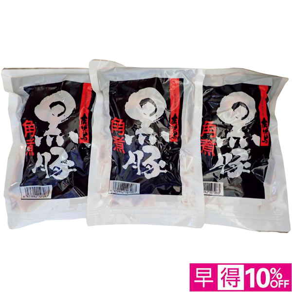 【早得12/10まで】 鹿児島県産黒豚角煮セット 【164672】【冬☆】 商品サムネイル