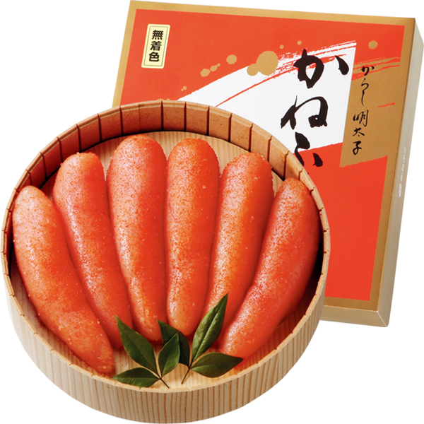 ☆【早得】かねふく 無着色辛子明太子 赤樽 【017046】 商品画像(1)