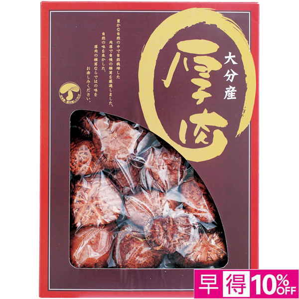 【早得12/10まで】北遠椎茸 大分県産 厚肉椎茸【冬】【120085】 商品サムネイル