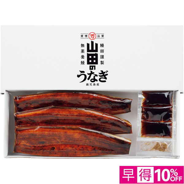 【母の日早得】山田水産 山田のうなぎ蒲焼 3尾【480835】 商品サムネイル