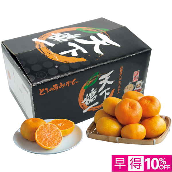 【早得12/8まで】静岡県産 「天下糖一」とぴあ浜松みかん3kg 【162601】【冬☆】 商品サムネイル