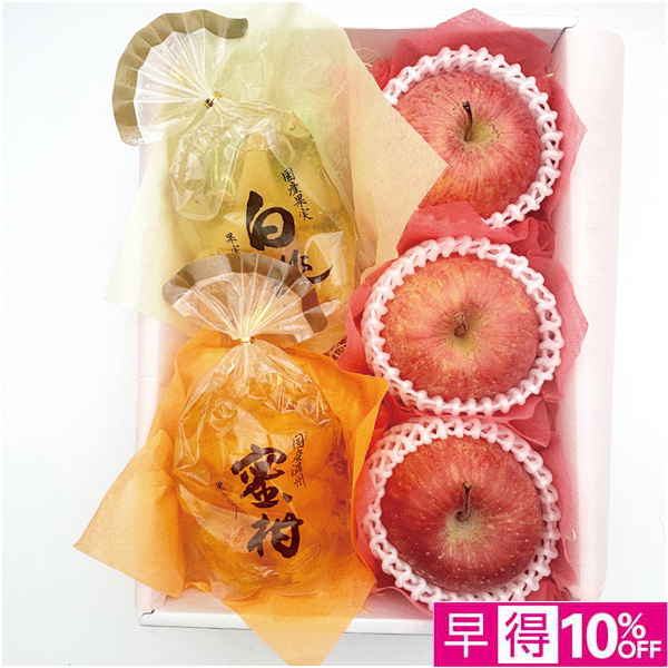 【母の日早得】 ふじりんごと果実ゼリーの詰合せ【483665】 商品サムネイル