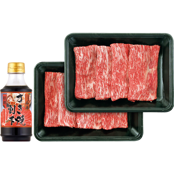 ☆【早得】ミヤチク/人形町今半 宮崎牛すき焼き肉&人形町今半割下セット 【012023】 商品画像(1)