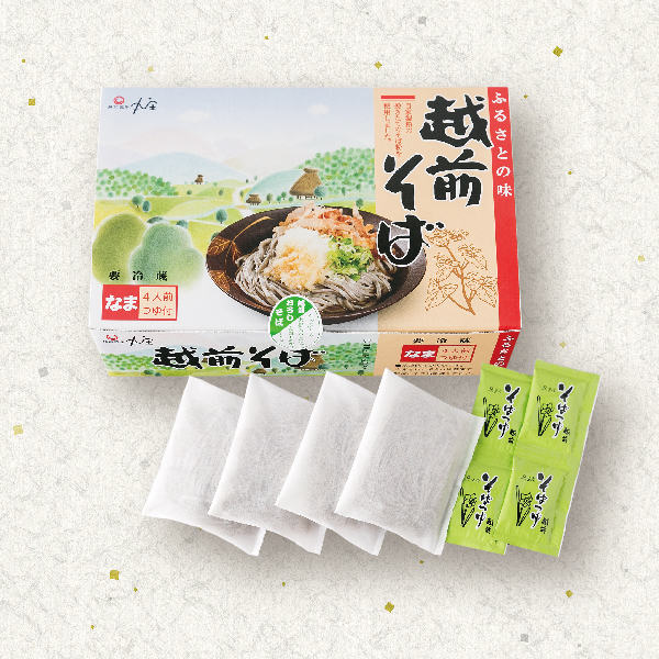 [武生製麺] 4食化粧箱越前そば【083025】 商品サムネイル