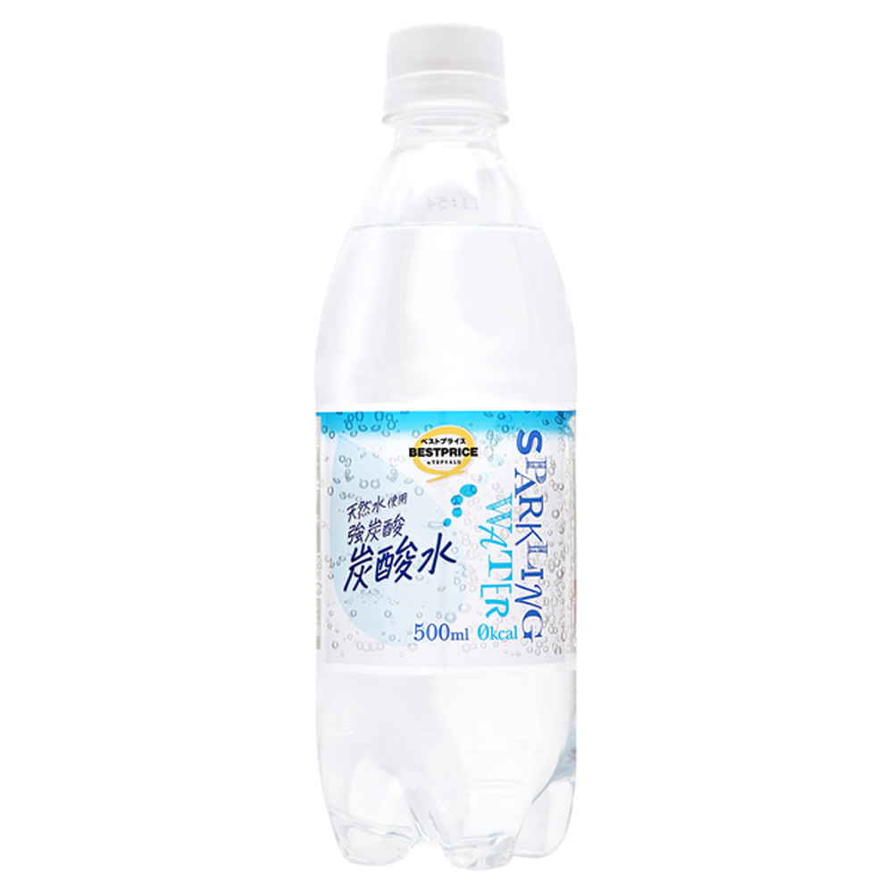 トップバリュ 炭酸水(ケース売り) 500ml×24本 【ご予約】 商品画像(1)